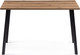 Миниатюра изображения товара Обеденный стол Notta Тринити Лофт 120х80 25 мм (дуб делано темный/черный матовый)