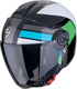 Миниатюра изображения товара Мотошлем Scorpion Exo City II Blur (р. M, черный/зеленый/голубой)