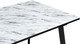 Миниатюра изображения товара Обеденный стол Woodville Агни 110/140х68х76 (мрамор белый/черный матовый)