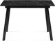 Миниатюра изображения товара Обеденный стол Woodville Агни 110/140х68х76 (файерстоун/черный матовый)