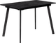 Миниатюра изображения товара Обеденный стол Woodville Агни 110/140х68х76 (файерстоун/черный матовый)