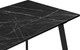 Миниатюра изображения товара Обеденный стол Woodville Агни 110/140х68х76 (файерстоун/черный матовый)