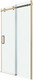 Миниатюра изображения товара Душевая дверь Grossman Classic 100.K33.04.130.32.00 130х195 (золото сатин/стекло прозрачное)