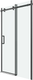 Миниатюра изображения товара Душевая дверь Grossman Classic 100.K33.04.140.42.00 140х195 (графит сатин/стекло прозрачное)
