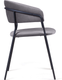 Миниатюра изображения товара Набор стульев Arvento Форли (серый/черный муар)