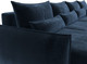 Миниатюра изображения товара Диван П-образный Лига Диванов Лига-051 НПБ лонг / 128692 (велюр Tower 13 синий)
