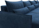 Миниатюра изображения товара Диван П-образный Лига Диванов Лига-051 НПБ лонг / 128737 (велюр Brut 11 синий)