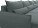 Миниатюра изображения товара Диван П-образный Лига Диванов Лига-051 НПБ МегаЛонг / 128674 (рогожка амур 07 серый)