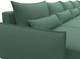 Миниатюра изображения товара Диван П-образный Лига Диванов Лига-051 НПБ МегаЛонг / 128676 (рогожка амур 11 зеленый)