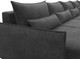 Миниатюра изображения товара Диван П-образный Лига Диванов Лига-051 НПБ МегаЛонг / 128744 (велюр Brut 16 темно-серый)