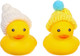 Миниатюра изображения товара Набор игрушек для ванной Крошка Я Уточки в шапке / 10095803 (2шт)