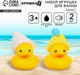 Миниатюра изображения товара Набор игрушек для ванной Крошка Я Уточки в шапке / 10095803 (2шт)