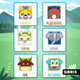Миниатюра изображения товара Конструктор QBRIX Kids Магнитики. Зверьки 30090