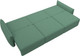 Миниатюра изображения товара Диван Лига Диванов Лига-051 НПБ Лонг (рогожка амур 11 зеленый)