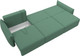 Миниатюра изображения товара Диван Лига Диванов Лига-051 НПБ Лонг (рогожка амур 11 зеленый)