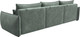 Миниатюра изображения товара Диван Лига Диванов Лига-051 НПБ Лонг (велюр Brut 08 зеленый)