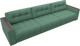 Миниатюра изображения товара Диван Лига Диванов Лига-049 НПБ Лонг с декором (рогожка амур 11 зеленый)