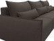 Миниатюра изображения товара Диван угловой Лига Диванов Лига-051 НПБ Лонг универсальный (рогожка амур 05 коричневый)