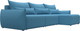 Миниатюра изображения товара Диван угловой Лига Диванов Лига-051 НПБ Лонг универсальный (рогожка амур 10 голубой)