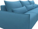 Миниатюра изображения товара Диван угловой Лига Диванов Лига-051 НПБ Лонг универсальный (рогожка амур 10 голубой)