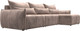 Миниатюра изображения товара Диван угловой Лига Диванов Лига-051 НПБ Лонг универсальный (велюр Tower 05 бежевый)