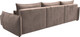Миниатюра изображения товара Диван угловой Лига Диванов Лига-051 НПБ Лонг универсальный (велюр Tower 05 бежевый)
