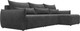 Миниатюра изображения товара Диван угловой Лига Диванов Лига-051 НПБ Лонг универсальный (велюр Brut 16 темно-серый)