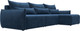 Миниатюра изображения товара Диван угловой Лига Диванов Лига-051 НПБ Лонг универсальный (велюр Brut 11 синий)