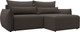 Миниатюра изображения товара Диван угловой Лига Диванов Лига-051 НПБ универсальный (рогожка амур 05 коричневый)