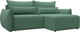 Миниатюра изображения товара Диван угловой Лига Диванов Лига-051 НПБ универсальный (рогожка амур 11 зеленый)