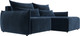 Миниатюра изображения товара Диван угловой Лига Диванов Лига-051 НПБ универсальный (велюр Tower 13 синий)