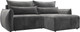 Миниатюра изображения товара Диван угловой Лига Диванов Лига-051 НПБ универсальный (велюр Tower 10 серый)