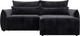 Миниатюра изображения товара Диван угловой Лига Диванов Лига-051 НПБ универсальный (велюр Tower 11 темно-серый)