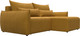 Миниатюра изображения товара Диван угловой Лига Диванов Лига-051 НПБ универсальный (велюр Brut 10 желтый)