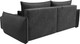Миниатюра изображения товара Диван угловой Лига Диванов Лига-051 НПБ универсальный (велюр Brut 16 темно-серый)