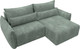 Миниатюра изображения товара Диван угловой Лига Диванов Лига-051 НПБ универсальный (велюр Brut 08 зеленый)