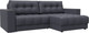 Миниатюра изображения товара Диван угловой Лига Диванов Лига-049 НПБ универсальный с декором (экокожа Grifon 15 серый)