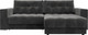 Миниатюра изображения товара Диван угловой Лига Диванов Лига-049 НПБ универсальный с декором (велюр Tower 10 серый)