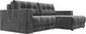 Миниатюра изображения товара Диван угловой Лига Диванов Лига-049 НПБ универсальный с декором (велюр Tower 10 серый)