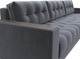 Миниатюра изображения товара Диван угловой Лига Диванов Лига-049 НПБ Лонг угол универсальный с декором (велюр Seven 17 серый)