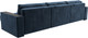 Миниатюра изображения товара Диван угловой Лига Диванов Лига-049 НПБ Лонг универсальный с декором (велюр Tower 13 синий)