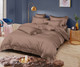 Миниатюра изображения товара Комплект постельного белья Реноме 2сп Оливковая коллекция на резинке Молочный шоколад 18-1324 (поплин)