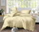 Миниатюра изображения товара Комплект постельного белья Реноме Евро Оливковая коллекция на резинке 160x200 Франц ваниль 11-0607 (поплин)