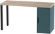 Миниатюра изображения товара Письменный стол Mio Tesoro Ингар 2/DV/T (дуб беленый/серый/бирюзовый/черный)