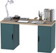 Миниатюра изображения товара Письменный стол Mio Tesoro Ингар 2/DV/DV (дуб беленый/серый/бирюзовый)