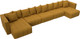 Миниатюра изображения товара Диван П-образный Лига Диванов Лига-052 НПБ МегаЛонг (велюр Brut 10 желтый)