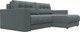 Миниатюра изображения товара Диван угловой Лига Диванов Лига-049 НПБ универсальный с декором (рогожка амур 07 серый)