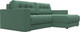 Миниатюра изображения товара Диван угловой Лига Диванов Лига-049 НПБ универсальный с декором (рогожка амур 11 зеленый)