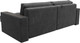 Миниатюра изображения товара Диван угловой Лига Диванов Лига-049 НПБ универсальный с декором (велюр Brut 16 темно-серый)