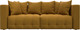 Миниатюра изображения товара Диван Лига Диванов Лига-052 НПБ (велюр Brut 10 желтый)